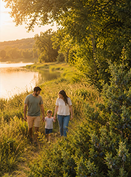couple-walking-by-lake